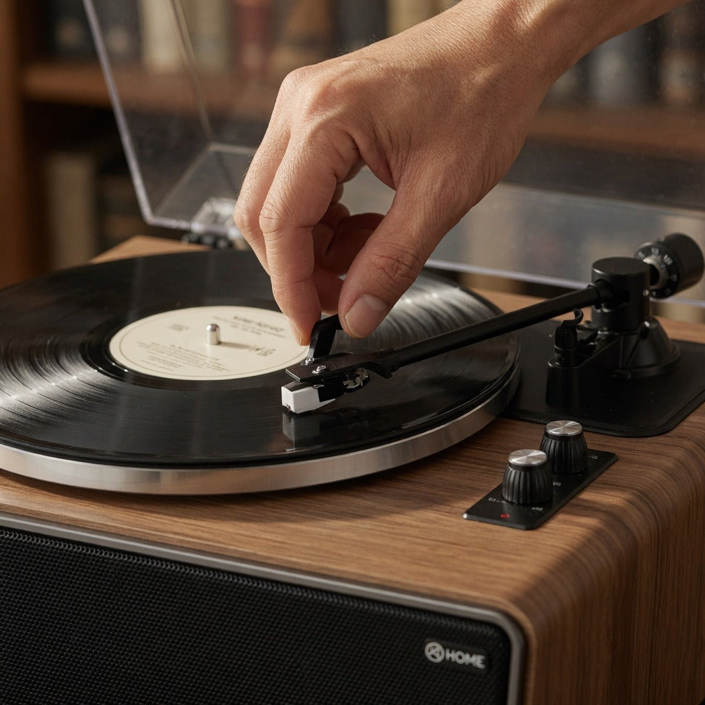 Poser le bras sur un vinyle, Sillon Heritage