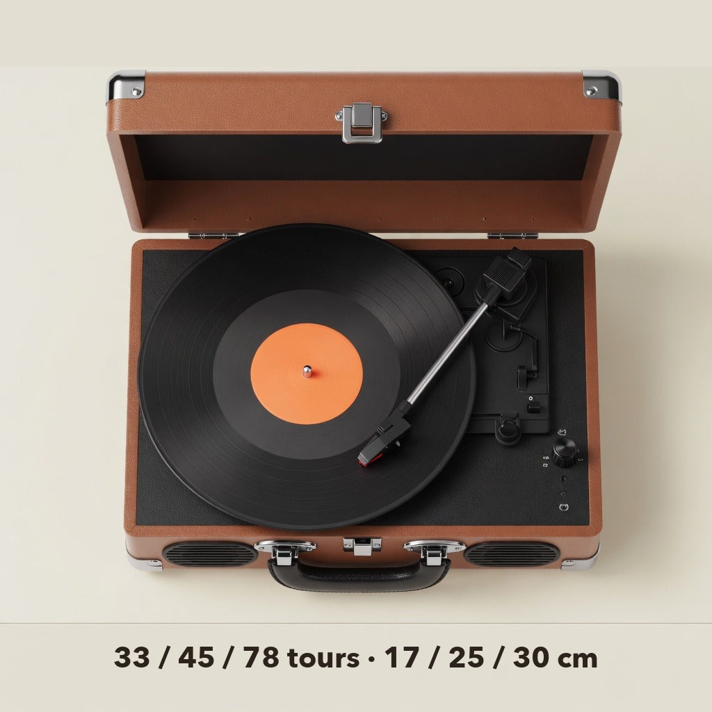 33, 45 et 78 tours — 17, 25 et 30 cm